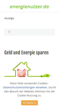 Mobile Screenshot of energienutzer.de